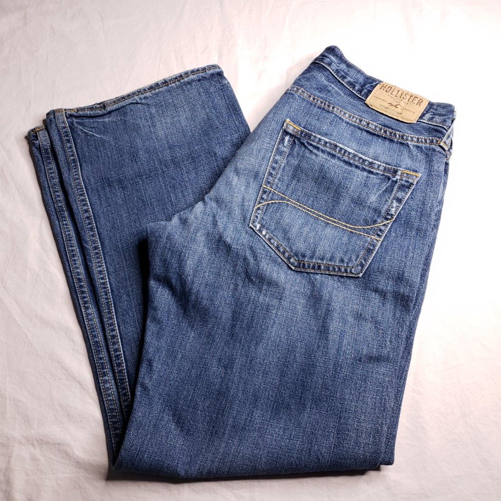 Hollister Size 32 Hermosa Low Rise Boot Button Fly